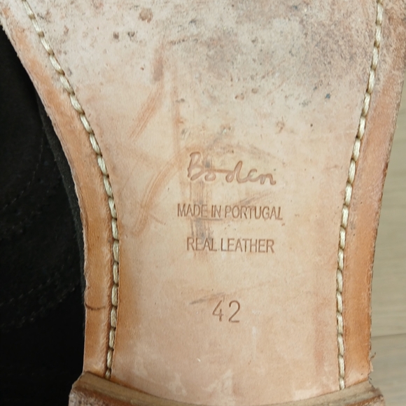 Boden Brown Leather Suede Lace Up Oxford Brogue Oxford Lace Up Shoes 50 - Picture 12 of 14